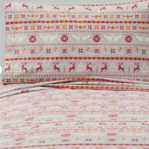 Harry Potter 3 Piece Twin Size Flannel Sheet Set 100% Cotton NEW Patronus 9-3/4